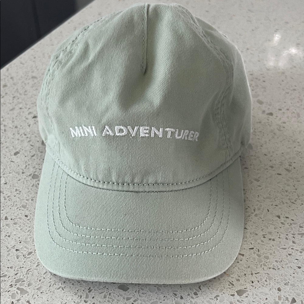 H&M Light Mint 'MINI ADVENTURER' Kids Cap